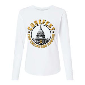 Curefest For Childhood Cancer 2024 Womens Cotton Relaxed Long Sleeve T-Shirt