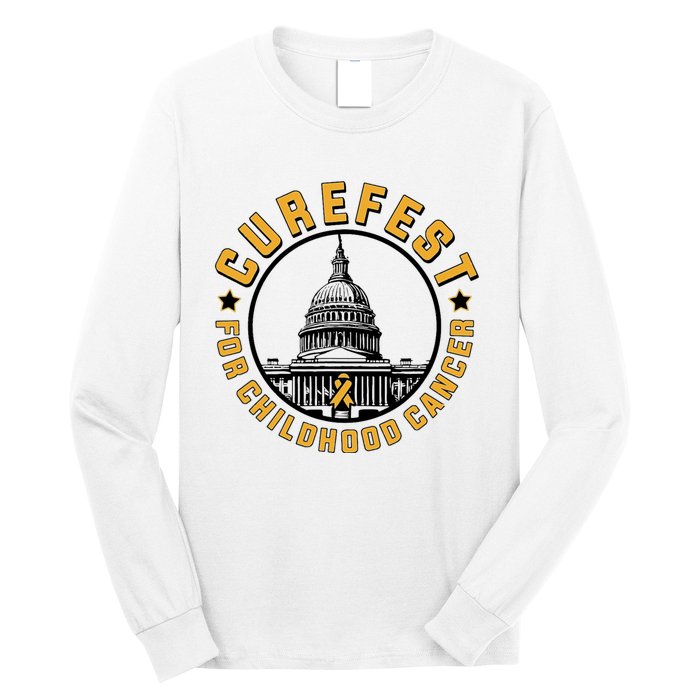 Curefest For Childhood Cancer 2024 Long Sleeve Shirt