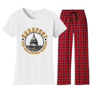 Curefest For Childhood Cancer 2024 Women's Flannel Pajama Set