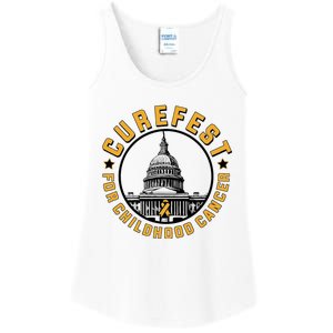 Curefest For Childhood Cancer 2024 Ladies Essential Tank