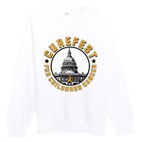 Curefest For Childhood Cancer 2024 Premium Crewneck Sweatshirt