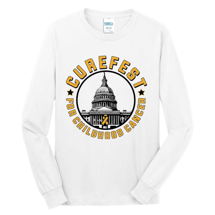 Curefest For Childhood Cancer 2024 Tall Long Sleeve T-Shirt