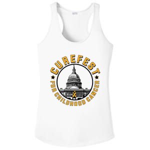 Curefest For Childhood Cancer 2024 Ladies PosiCharge Competitor Racerback Tank