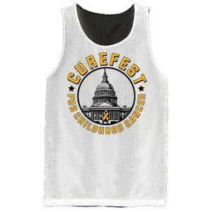 Curefest For Childhood Cancer 2024 Mesh Reversible Basketball Jersey Tank