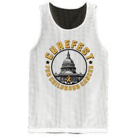 Curefest For Childhood Cancer 2024 Mesh Reversible Basketball Jersey Tank