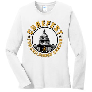 Curefest For Childhood Cancer 2024 Ladies Long Sleeve Shirt