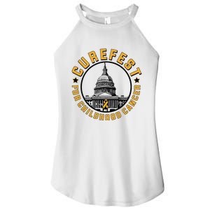 Curefest For Childhood Cancer 2024 Women's Perfect Tri Rocker Tank