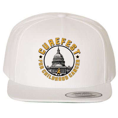 Curefest For Childhood Cancer 2024 Wool Snapback Cap