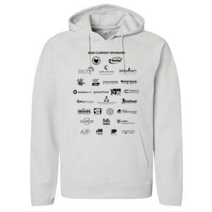 Curefest For Childhood Cancer 2024 Design 3 For Light Fabric Performance Fleece Hoodie