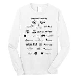 Curefest For Childhood Cancer 2024 Design 3 For Light Fabric Long Sleeve Shirt