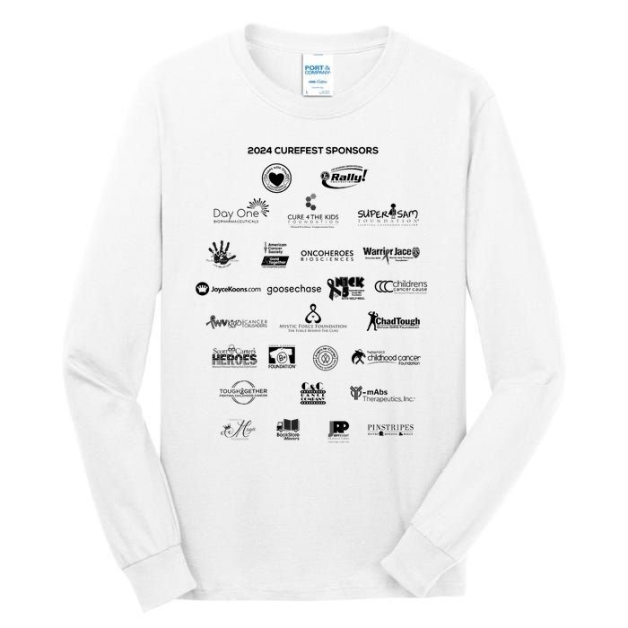 Curefest For Childhood Cancer 2024 Design 3 For Light Fabric Tall Long Sleeve T-Shirt