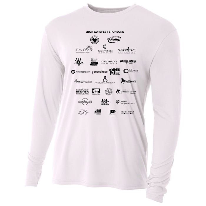 Curefest For Childhood Cancer 2024 Design 3 For Light Fabric Cooling Performance Long Sleeve Crew