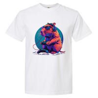 Capybara Funny Capybara Rodent & Video Games Lover Garment-Dyed Heavyweight T-Shirt