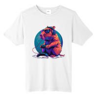 Capybara Funny Capybara Rodent & Video Games Lover Tall Fusion ChromaSoft Performance T-Shirt