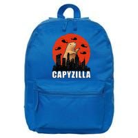 Capybara Funny Capybara Rodent Capyzilla Funny  16 in Basic Backpack