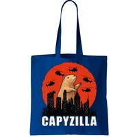 Capybara Funny Capybara Rodent Capyzilla Funny  Tote Bag