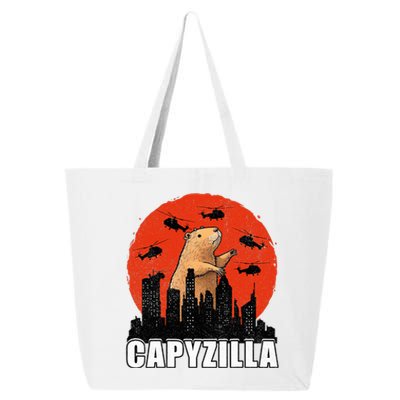 Capybara Funny Capybara Rodent Capyzilla Funny  25L Jumbo Tote