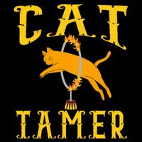 Circus Funny Cat Tamer Cat Tamer Costume Button