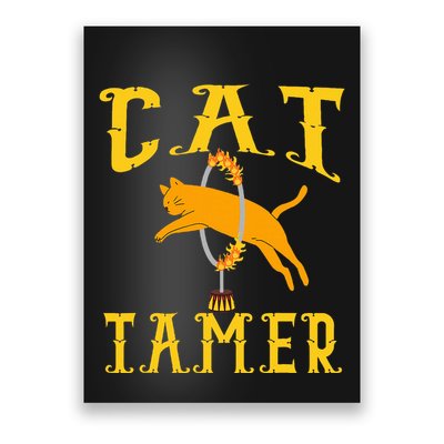 Circus Funny Cat Tamer Cat Tamer Costume Poster