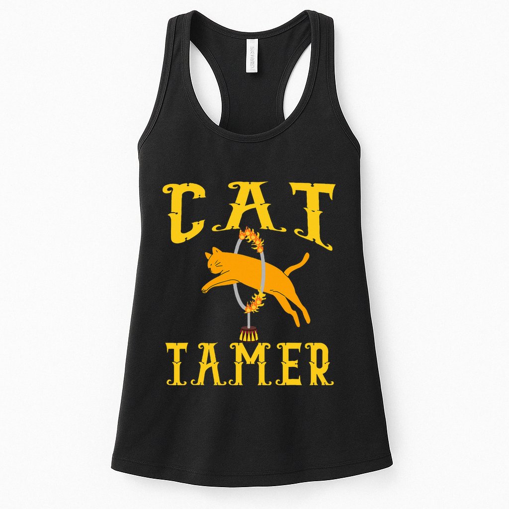 Circus Funny Cat Tamer Cat Tamer Costume Womens Tank Top