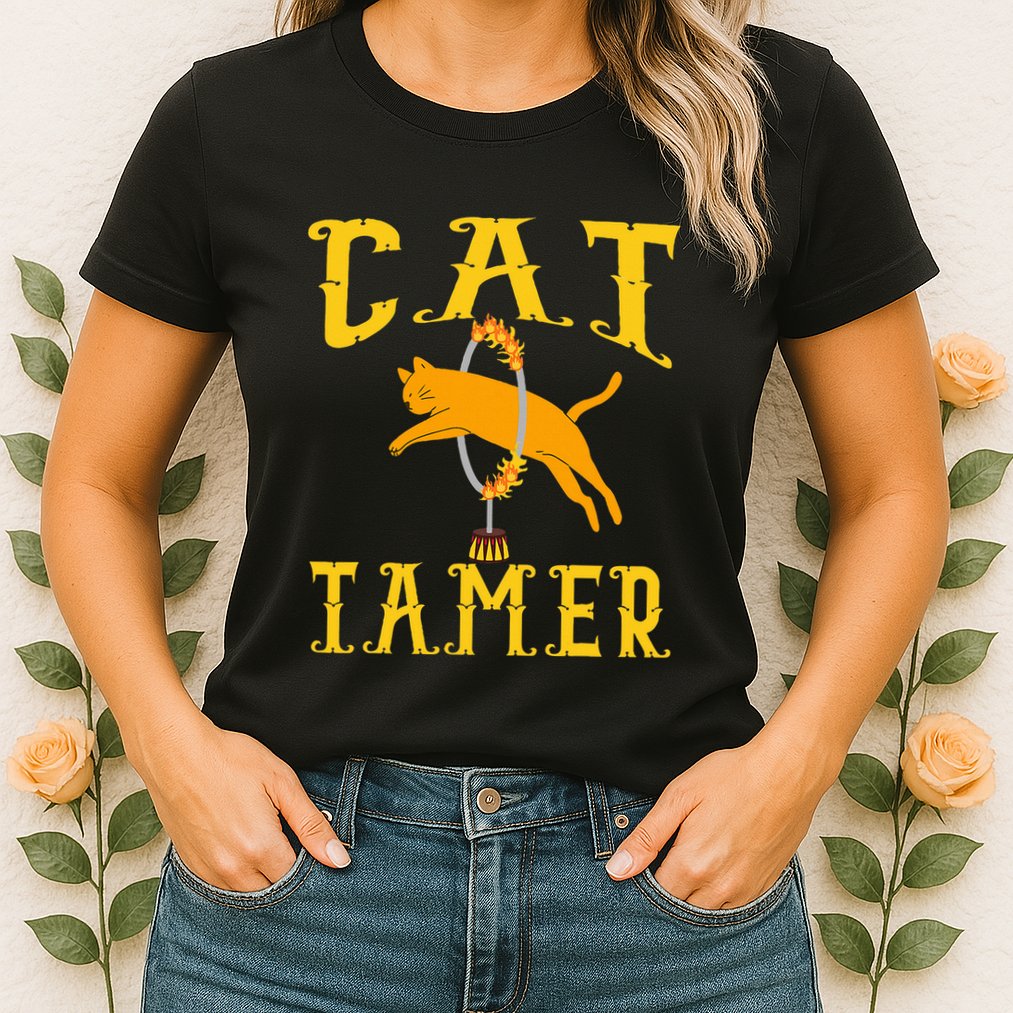Circus Funny Cat Tamer Cat Tamer Costume Womens T-Shirt