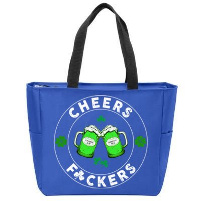 Cheers F Ckers St Patricks Day Beer Ing Mugs Irish Great Gift Zip Tote Bag