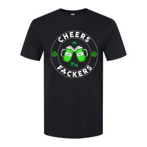 Cheers F Ckers St Patricks Day Beer Ing Mugs Irish Great Gift Softstyle CVC T-Shirt