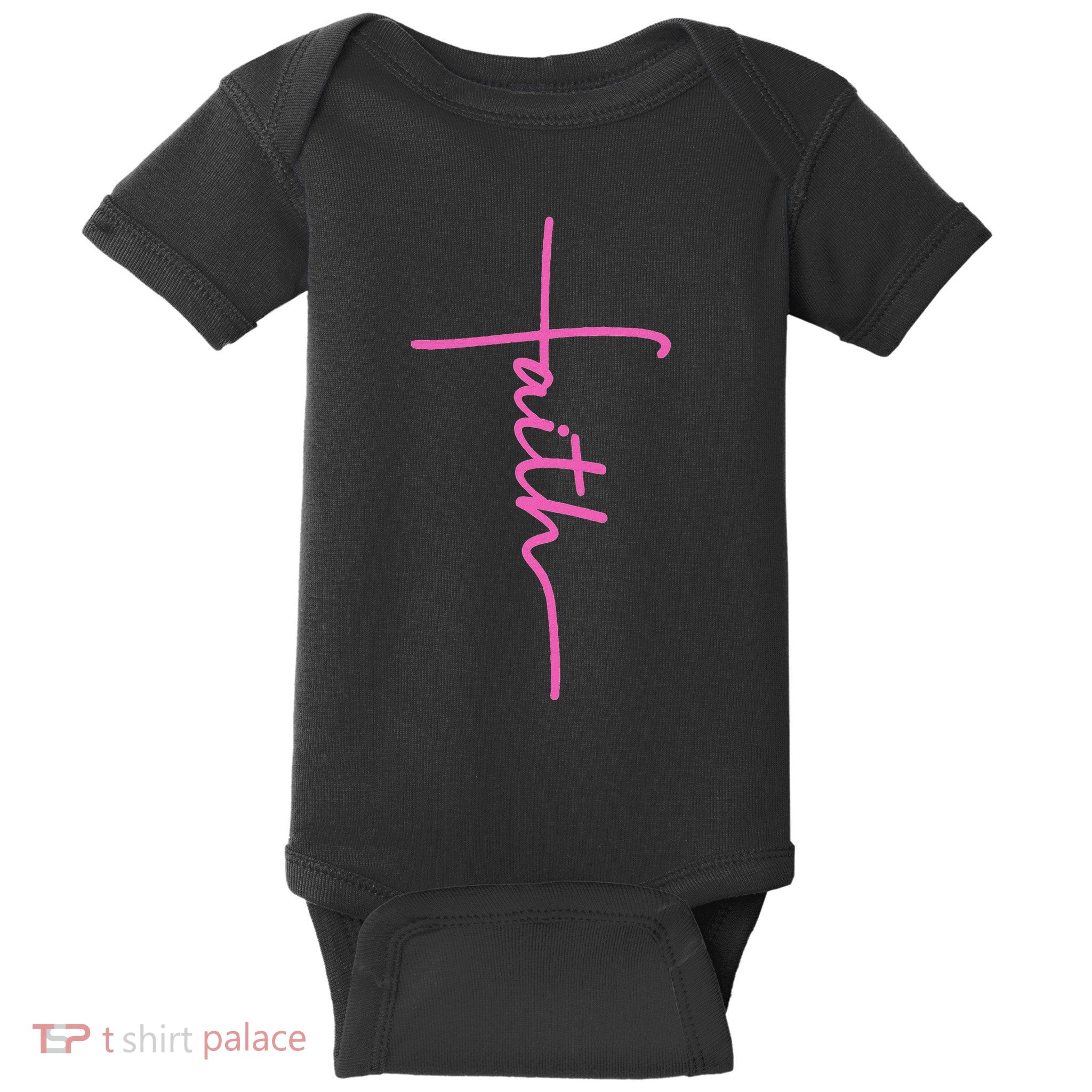 Christian Faith Cross Hot Believers Christians Gift Baby Bodysuit