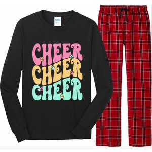 Cheerleading For Cheerleader N Squad Cheer Practice Gift Long Sleeve Pajama Set