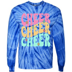 Cheerleading For Cheerleader N Squad Cheer Practice Gift Tie-Dye Long Sleeve Shirt