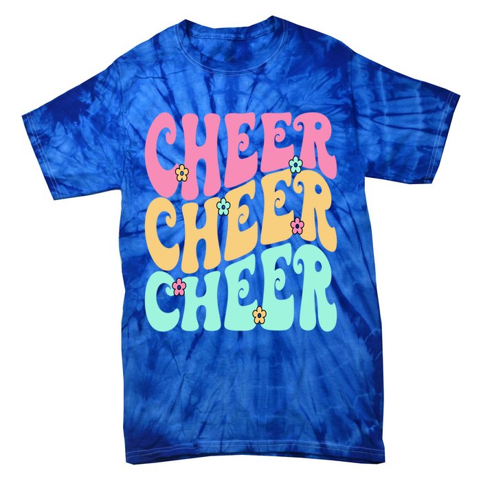 Cheerleading For Cheerleader N Squad Cheer Practice Gift Tie-Dye T-Shirt