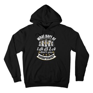 Chess Funny Chess Queens Gambit Chess Hoodie