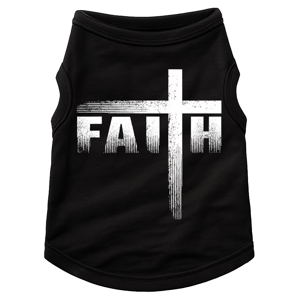 Christian Faith Cross Christian Faith Cross Doggie Tank