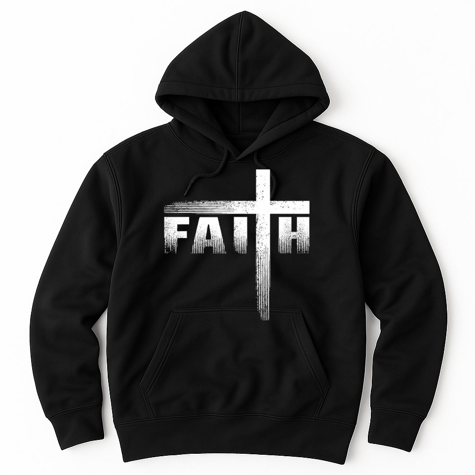 Christian Faith Cross Christian Faith Cross Hoodie