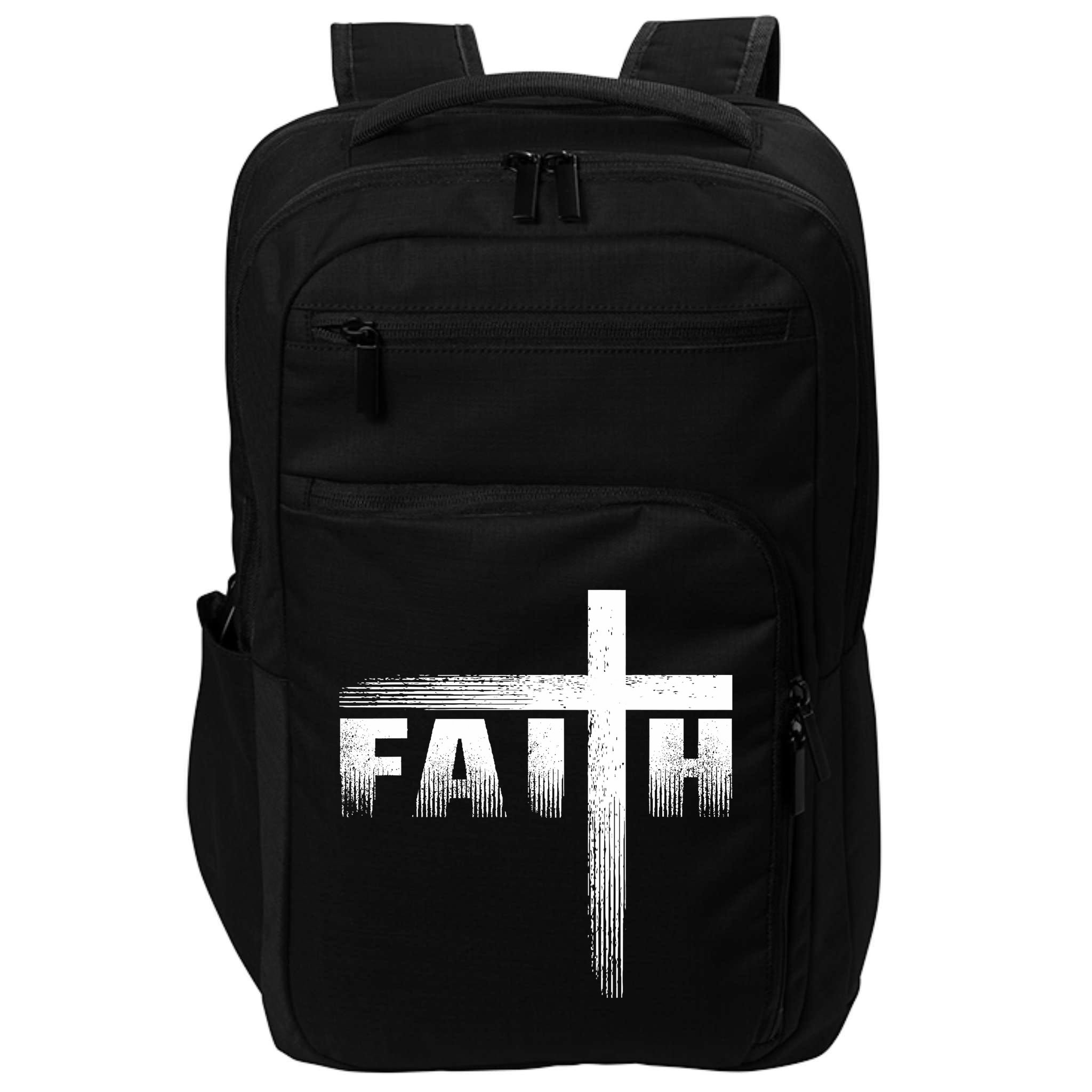 Christian Faith Cross Christian Faith Cross Impact Tech Backpack