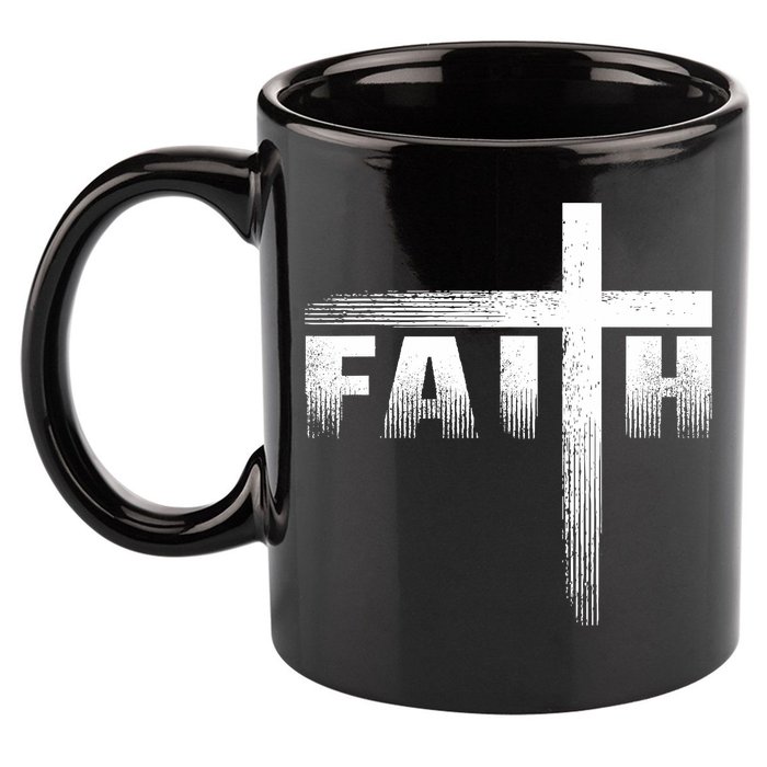 Christian Faith Cross Christian Faith Cross 11oz C Handle Ceramic Mug