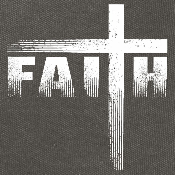 Christian Faith Cross Christian Faith Cross Cotton Canvas Backpack