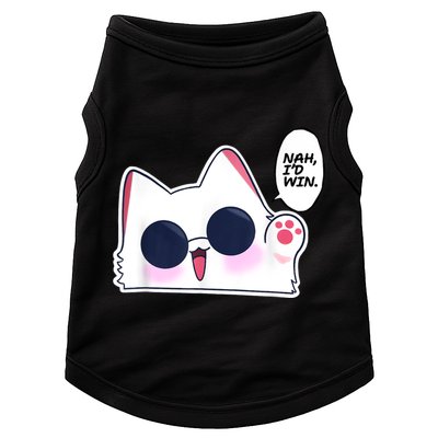 Cute Funny Cat Anime Meme Nah Id Win Gojo Cat Doggie Tank
