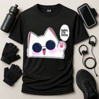 Cute Funny Cat Anime Meme Nah Id Win Gojo Cat Cooling Performance Crew T-Shirt