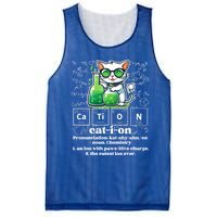 Cation Funny Chemistry Cat Humor Science Chemistry Teacher Gift Mesh Reversible Basketball Jersey Tank