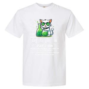 Cation Funny Chemistry Cat Humor Science Chemistry Teacher Gift Garment-Dyed Heavyweight T-Shirt