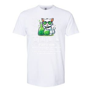 Cation Funny Chemistry Cat Humor Science Chemistry Teacher Gift Softstyle CVC T-Shirt