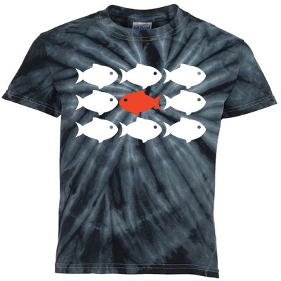 Cute Fishes Kids Tie-Dye T-Shirt