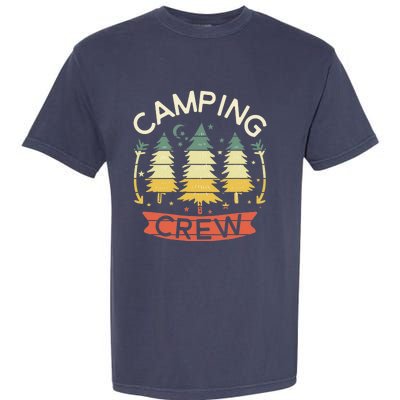 Camp Family Camping Crew Camper Matching Group Camping Trip Garment-Dyed Heavyweight T-Shirt