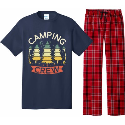 Camp Family Camping Crew Camper Matching Group Camping Trip Pajama Set