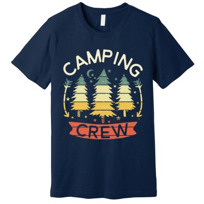 Camp Family Camping Crew Camper Matching Group Camping Trip Premium T-Shirt