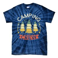 Camp Family Camping Crew Camper Matching Group Camping Trip Tie-Dye T-Shirt