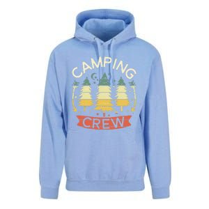 Camp Family Camping Crew Camper Matching Group Camping Trip Unisex Surf Hoodie