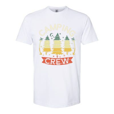 Camp Family Camping Crew Camper Matching Group Camping Trip Softstyle® CVC T-Shirt