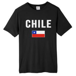 Chilean Flag Chile Tall Fusion ChromaSoft Performance T-Shirt